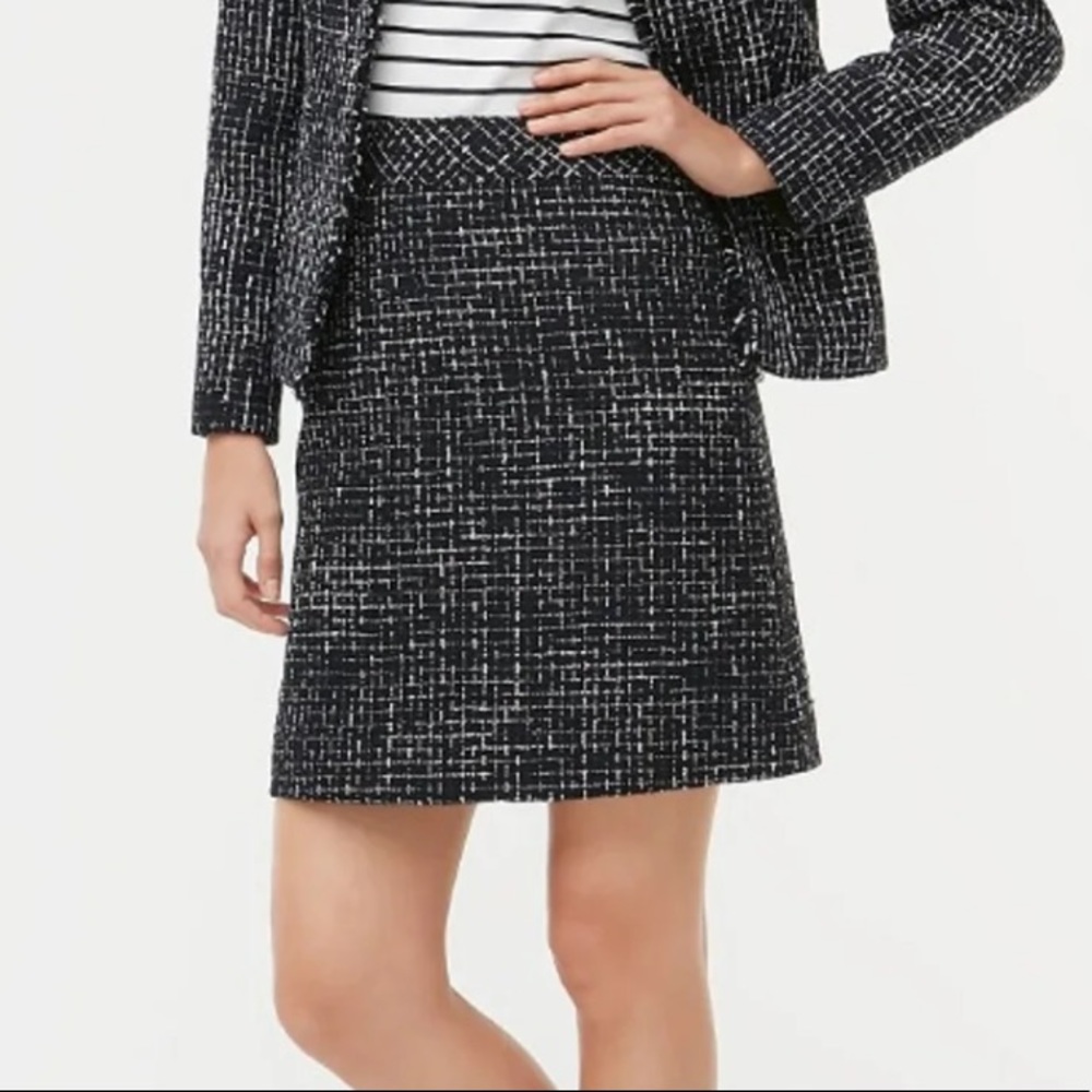 J.CREW Tweed A-line Skirt